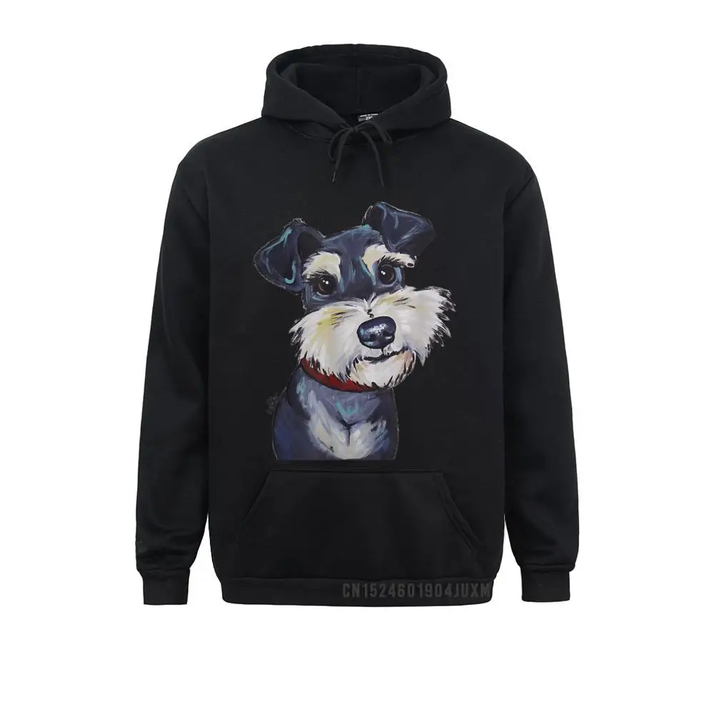 Schnauzer T-Shirt__557 Hoodies for Students Normal Sweatshirts Summer 2021 Newest Sportswears Long Sleeve Schnauzer T-Shirt__557black
