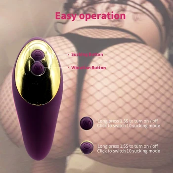 Safe 10 Speeds Vagina Clit Sucker Vibrator Oral Sex Suction Clitoris Stimulation Female Masturbation Erotic Sex Toys for Women 3