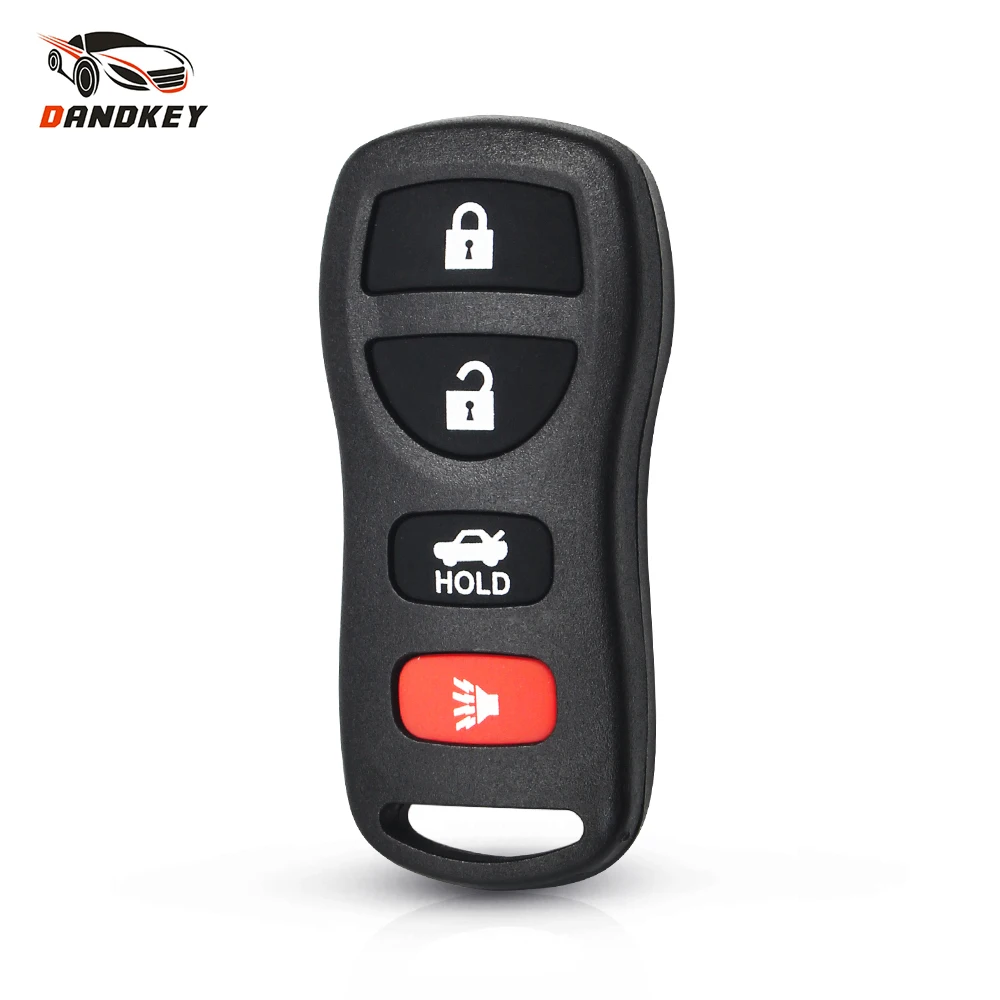 Dandkey удаленного Ключи fob KBRASTU15 4 кнопки для Nissan Altima Максима 350Z Armada 2004 2005 2006 2007 2008 2009 |