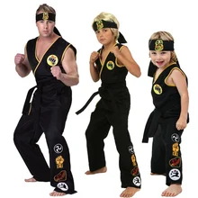 Uniforme de Taekwond negro para niños, ropa de manga larga, Taekwondo, Dobok, para adultos, Taekwondo, brance, wtf, itf, trajes
