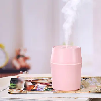 

Mini Usb Desktop Humidifier Mute Home Office Car Fine Mist Mini Humidfier Three Color Breathing Lamp