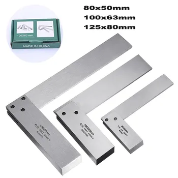 

Machinist Square 90 Right Angle Engineer Set Precision Ground Steel Hardened Angle Ruler Woodworking Measuring Tool