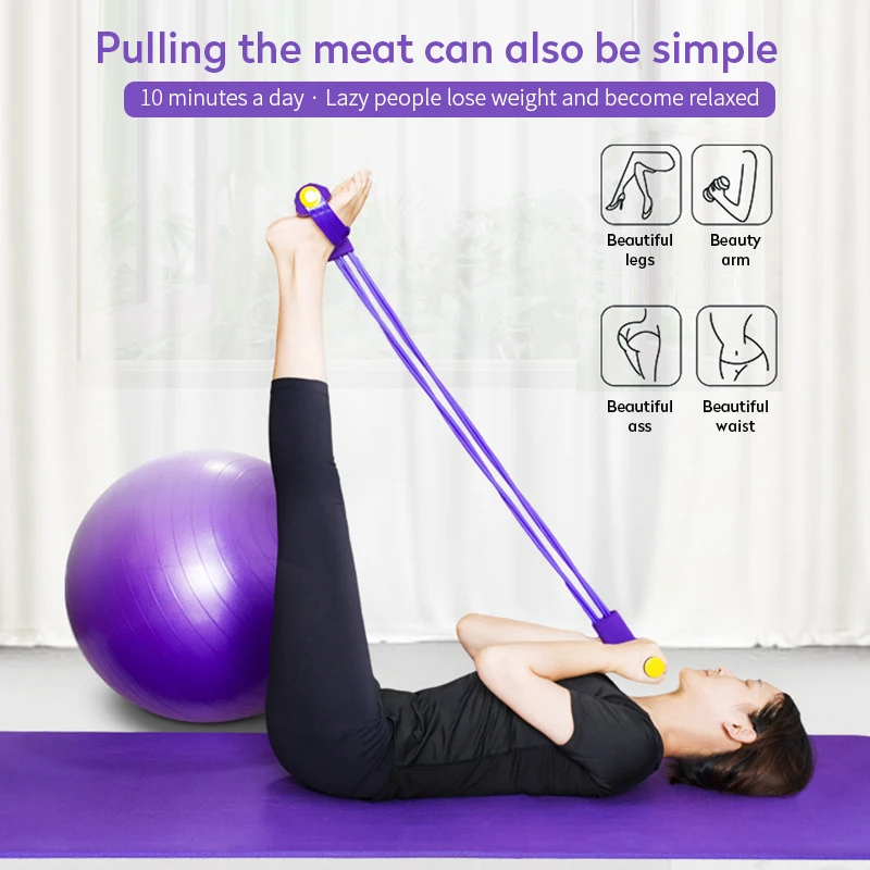 

Fitness Resistance Bands Safe Elastic Pull Rope Exerciser Waist Reduction Thin Stomach Elastic Cord Home Gym Sport Training Band