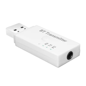 

5.1 Audio Receiver Transmitter Jack USB Wireless E3 Bluetooth 3.5mm AUX Adapter for School Office Working Accessories