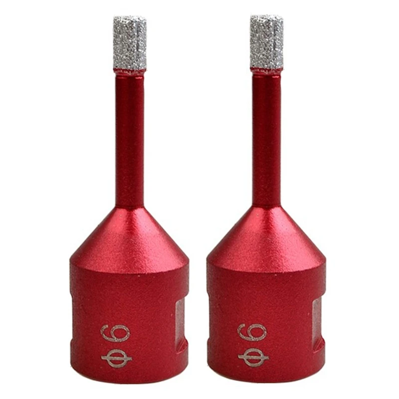 

2Pc Dia 6Mm M14 Vacuum Brazed Diamond Drilling Core Bits Dry Drilling Bit Hole Saw Drill Bits Granite Marble Tile