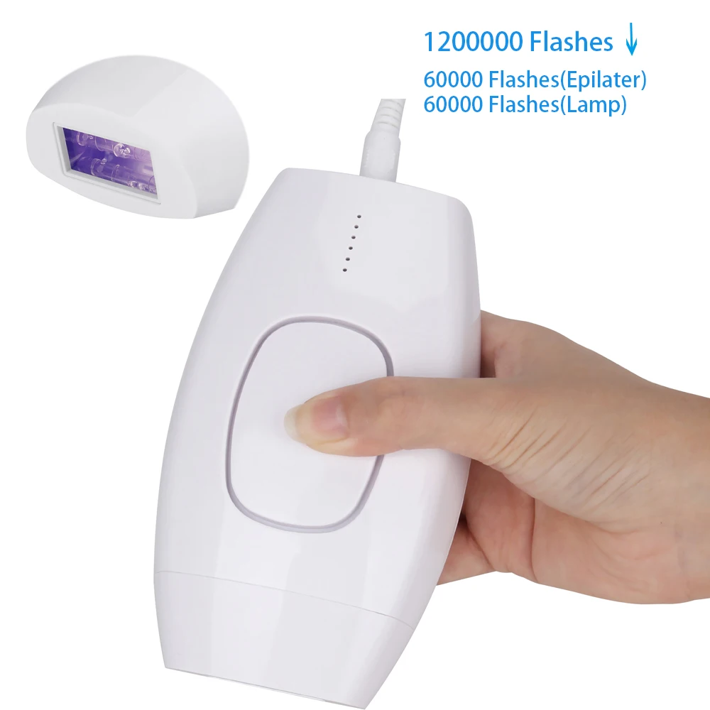 1200000 Flash Permanent IPL Epilator Laser Hair Removal Depiladora Facial Electric Photoepilator Painless Hair Remover Dropship