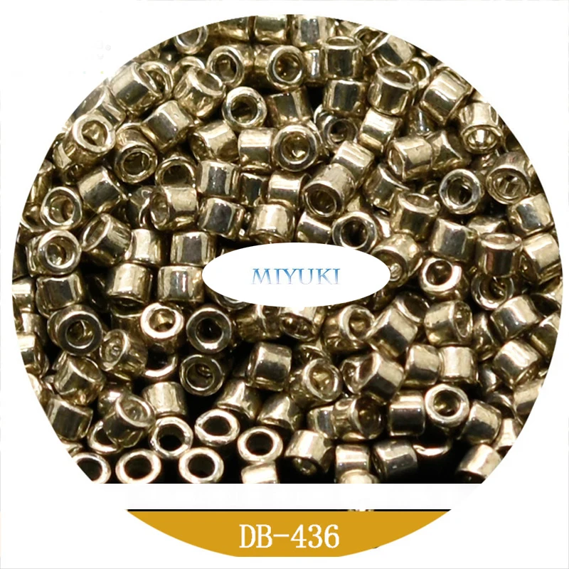 Miyuki  Imported From Japan Lucky DB11/0 Metallic Series1.6mm Delica Beads 5G Pack  Glass Beads