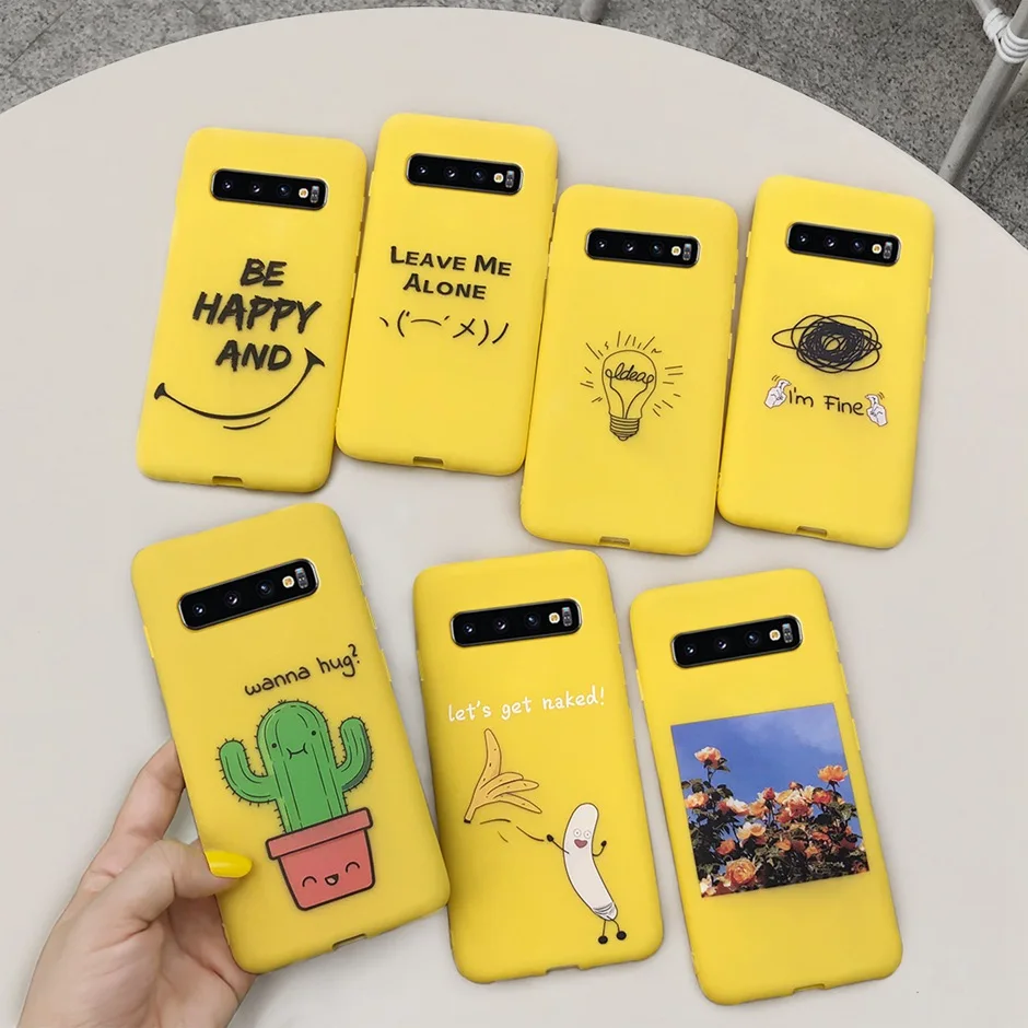 Custodia Per Telefono Per Samsung Galaxy S10 Plus Custodia Per Samsung S10 Cover Cover In Silicone Per Samsung Galaxy S10 S10E S 10 Plus Fundas