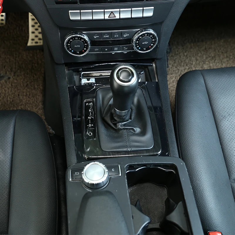 Для Mercedes Benz C Class W204 2007-2013 Автомобильная коробка скоростей рамка наклейки для левого привода