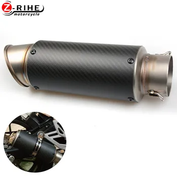 

Motorcycle Accessories 51mm-61mm SC Exhaust Pipe Tailpipe Section For S1000RR YZF R1 FZ1N MT09 GSX-R750 R25 NINJA250 CBR1000 R6