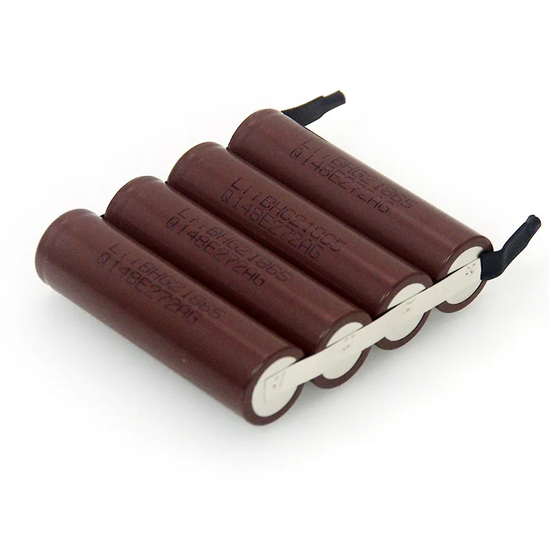 3,7 V 1S 12000mAh HG2 литиевый аккумулятор светодиодный светильник для рыбалки Bluetooth динамик 4,2 V паяльник никелевый лист DIY батареи