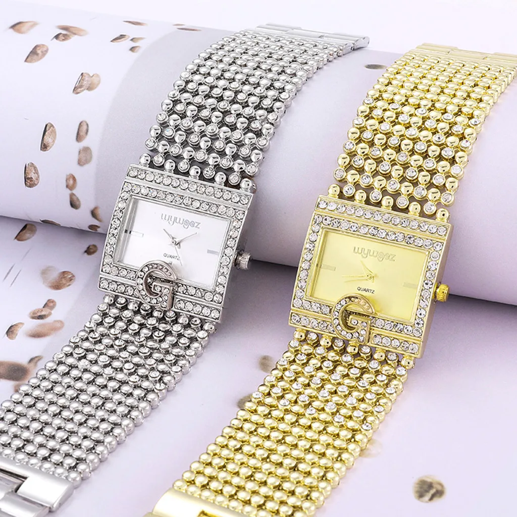Топ люксовый бренд reloj mujer Круглый Полностью бриллиантовый браслет часы Аналоговый кварцевый механизм наручные часы любовь подарок Прямая поставка#91745