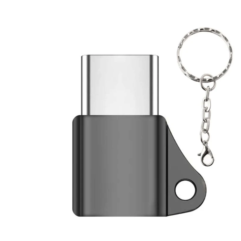 USB C 3,1 type C Мужской к Micro USB Женский конвертер Соединительный брелок для huawei zte xiaomi samsung oneplus Phone