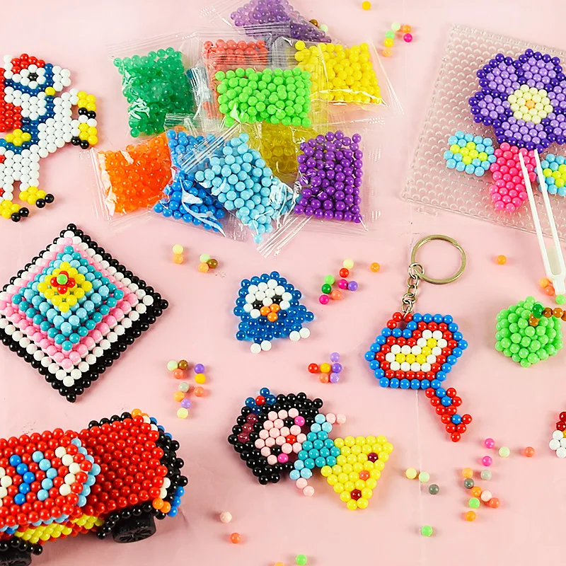 Бусинки для плавкого предохранителя DIY Набор жемчужная коробка Pegboard игровой