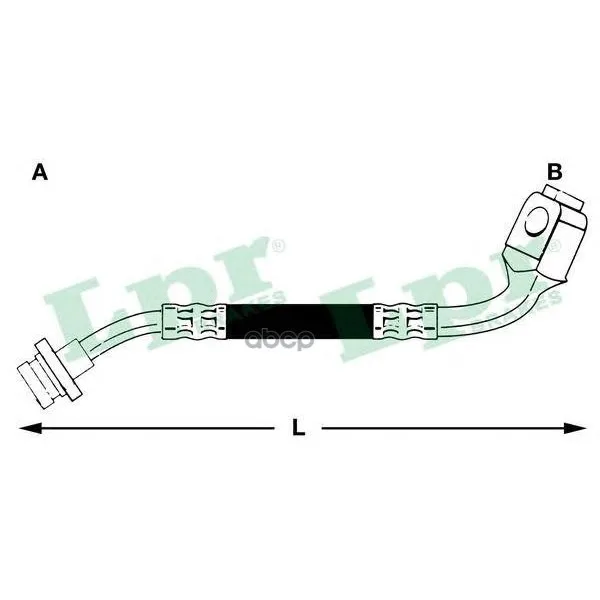 Шланг Тормозной M10x1x345 Mm Пер.Лев Terrano 2 Lpr 6t46500 Lpr арт. 6T46500