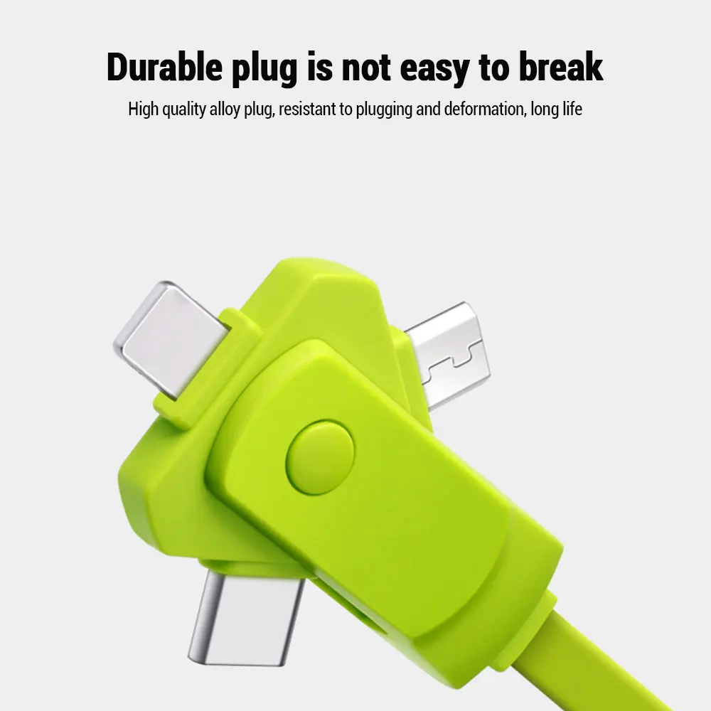 KISSCASE usb type C Micro 3 в 1 кабель для iPhone 7 быстрое зарядное устройство кабель USB для Xiaomi Redmi Note 7 huawei samsung Galaxy S10