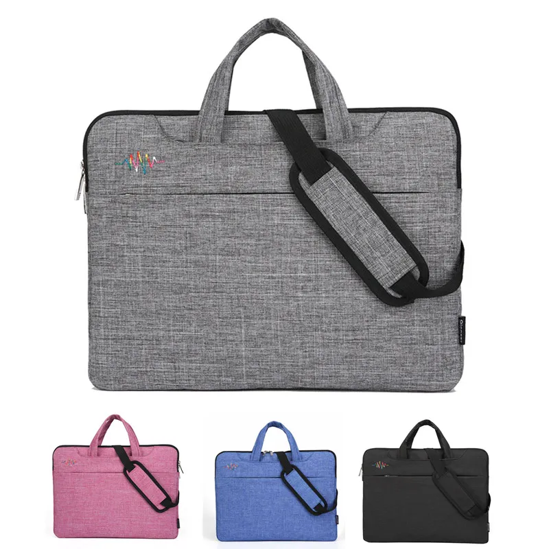 

Durable Book A4 Document Bag Multi-functional Men's Briefcases Laptop Notebook Pens Computer Pouch Folder Office School Supplies