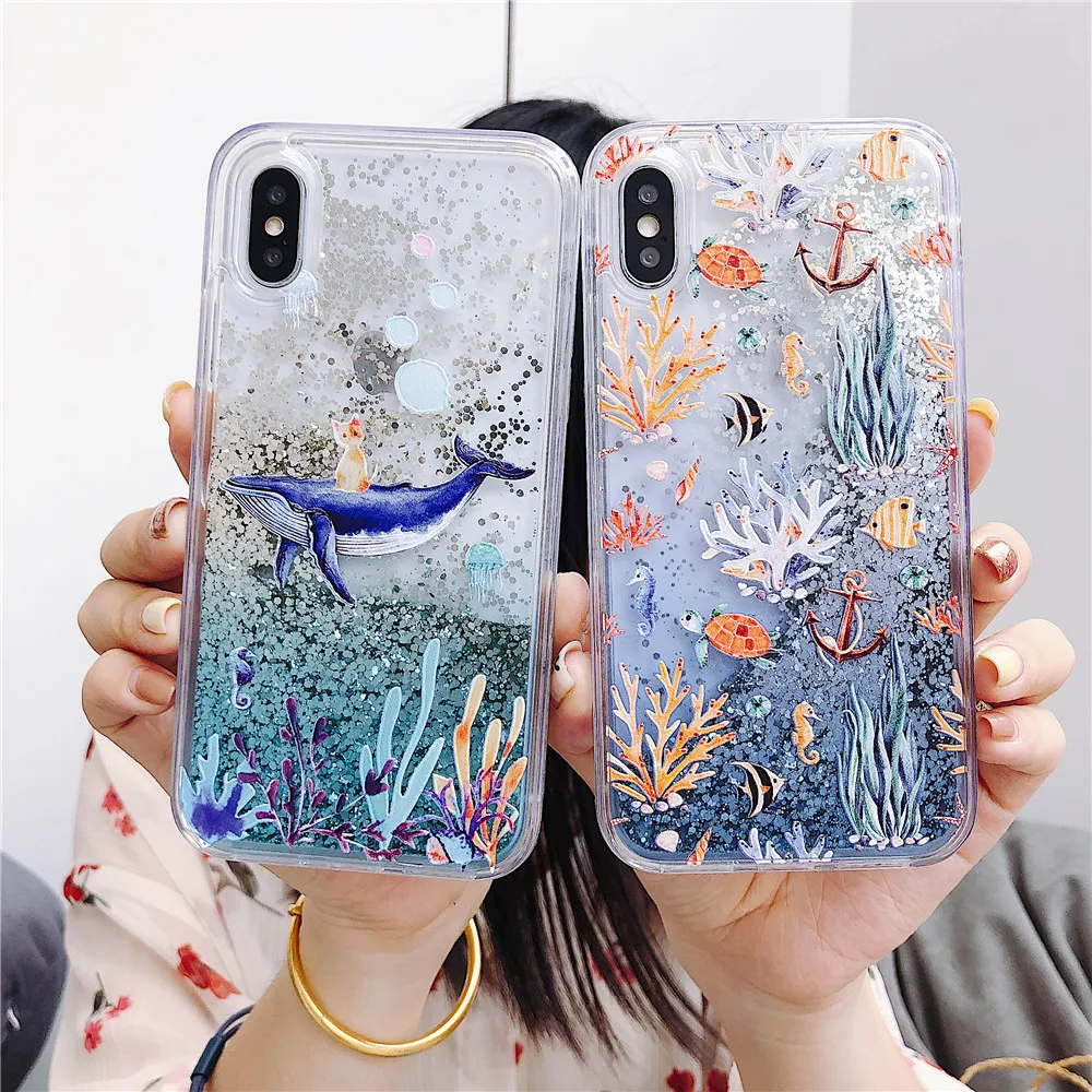 Sequins Quicksand Rope Case For iPhone 12 mini 11 Pro Max XR X XS Max 8 7 6 6S Plus 5 5s SE Lanyard Dynamic Liquid Glitter Cover wooden phone cases