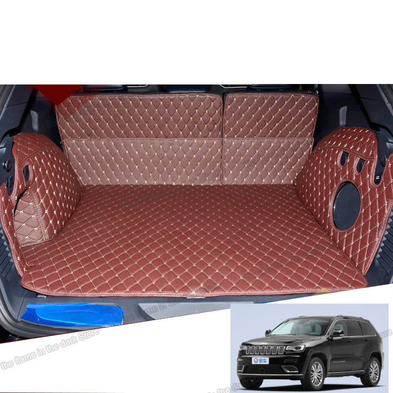 for jeep grand cherokee wk2 leather car trunk mat cargo liner cover