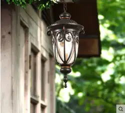 Европейский уличный фонарь Водонепроницаемый ржавчины садовый светильник прохода балкон наддверный светильник патрон для лампы, из
