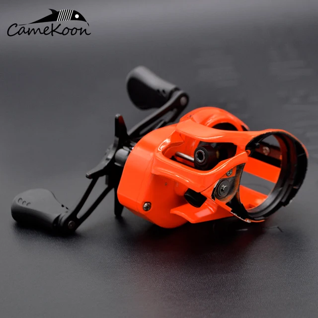 CAMEKOON Baitcasting Reel 9KGs Max Drag Saltwater Fishing Carp Bass Coil  7.3:1 Gear Ratio Ultra Smooth Magnetic Brake Baitcaster