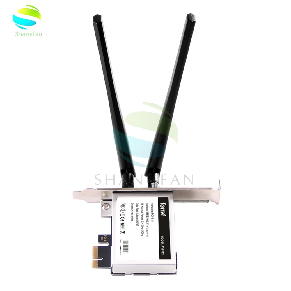 Настольный PCi-e 1200 Мбит/с WiFi wireless беспроводной-AC 8265 802.11AC PCI Express антенна адаптер для Intel 8265ac+ Bluetooth 4,2