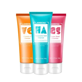 

Grape Seed Facial Cleanser Hydrating Oil-control Remove Blackheads Shrinking Pores Face Washing Product