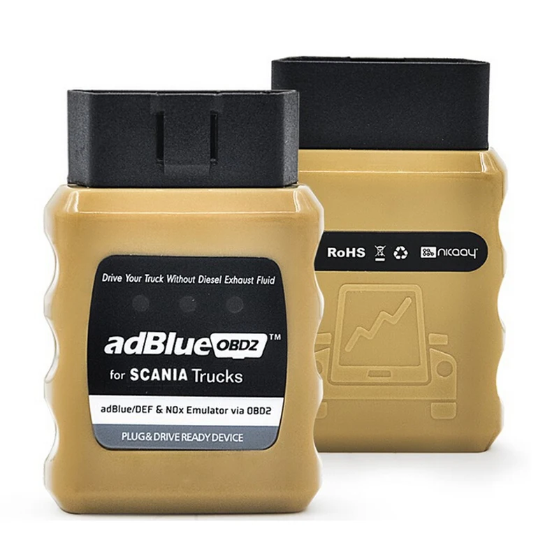 AdBlue Эмулятор NOX эмуляция AdblueOBD2 Plug Drive OBD2 грузовики AdBlue OBD2 для Volvo для Iveco для SCANIA/DAF/MAN/MB - Цвет: OBD2 FOR SCANIA