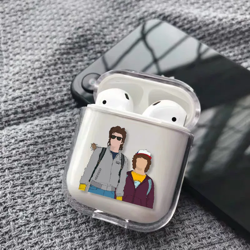 Чехол для наушников Stranger Things Eleven для Apple iPhone, зарядная коробка для AirPods Pro, жесткий прозрачный защитный чехол, аксессуары - Цвет: 5
