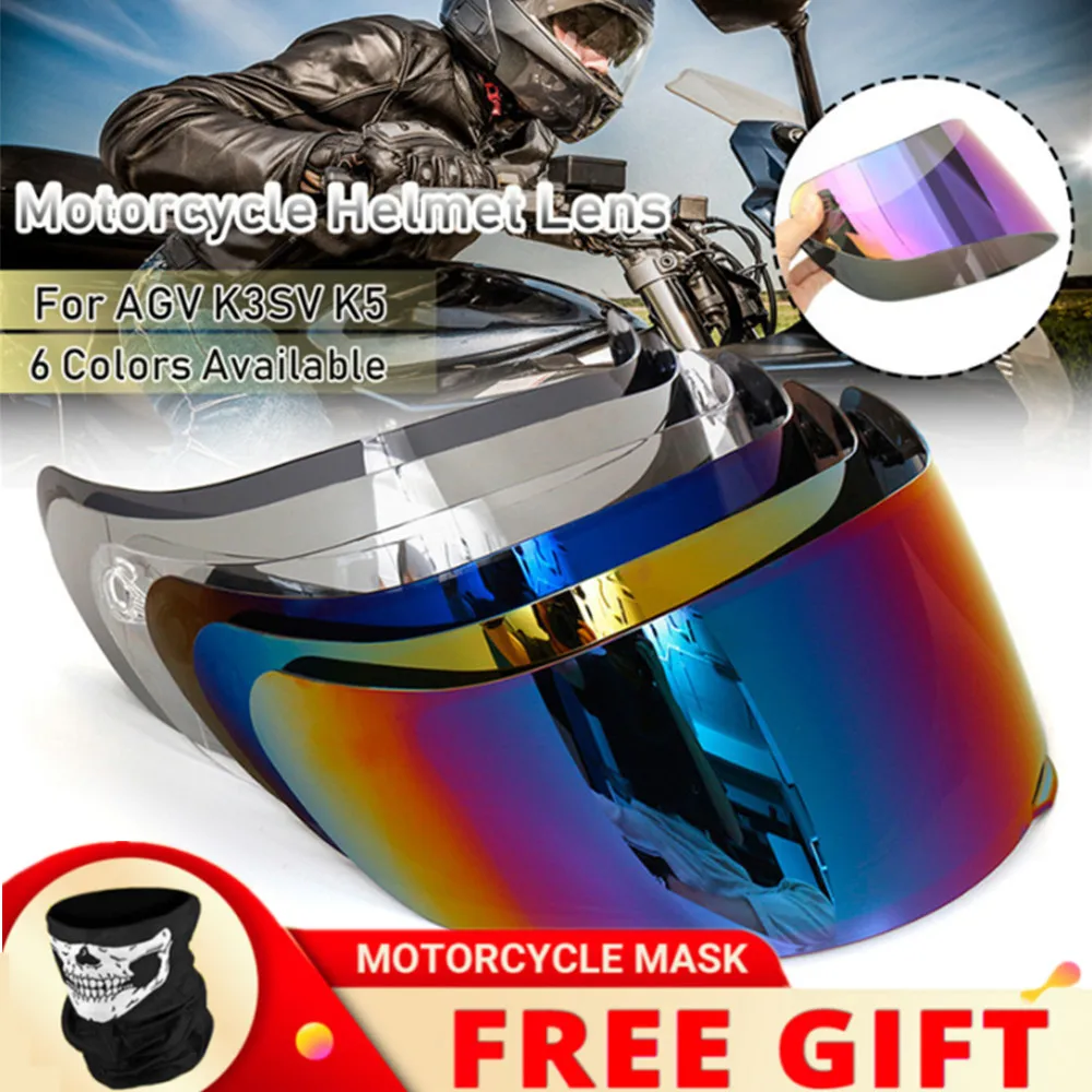 Motorcycle Visor Anti-scratch Wind Shield Helmet Full Face Fit for AGV K1 K3SV K5 Lens Moto Accessories | Автомобили и мотоциклы