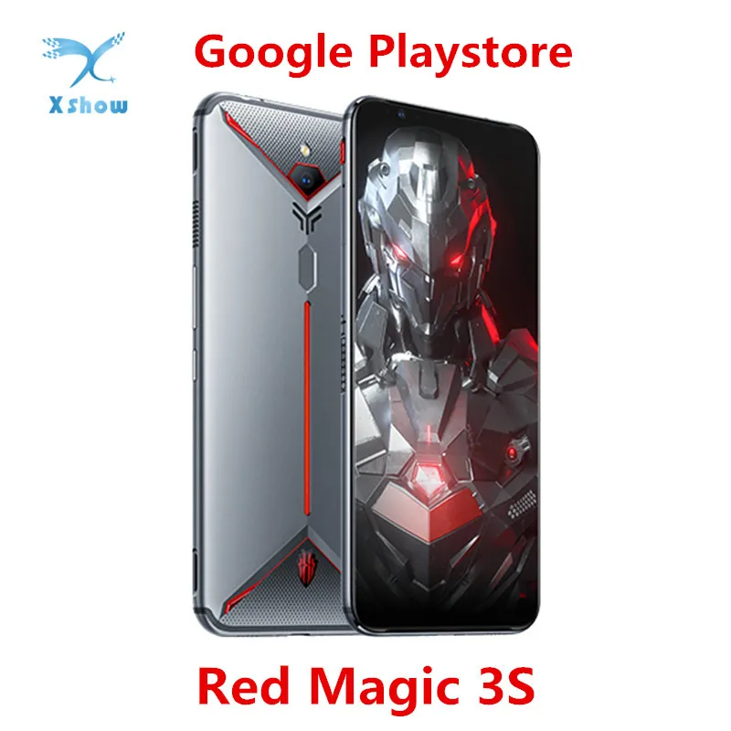 

EU Version Nubia Red Magic 3S Smartphone 8GB RAM 128GB ROM 6.65 "Snapdragon 855 Plus 48.0MP + 16.0MP 5000mAh FastCharge Game phone
