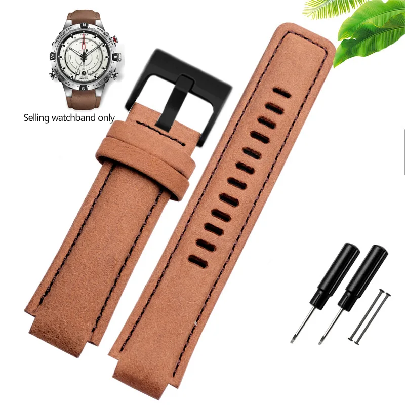 Premium Waterproof Silicone Leather Sport Watch Strap - High Quality Rubber Band