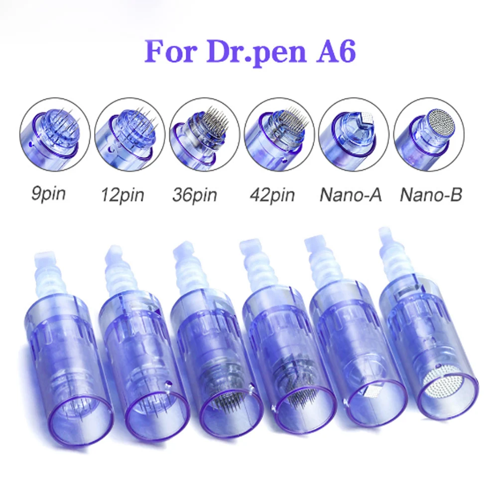Сменный картридж для татуировки для Dr pen A6 nano/9 pin/12 pin/36 pin/42 pin micro Сменные иглы