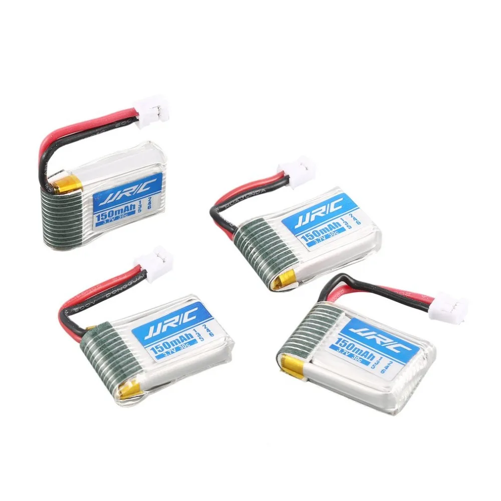 JJR/C 4/5 шт 3,7 в 150 мАч Lipo батарея USB зарядное устройство для H36 Goolrc T36 Eachine E010 E011 E012 НН 010 р/у мини Квадрокоптер