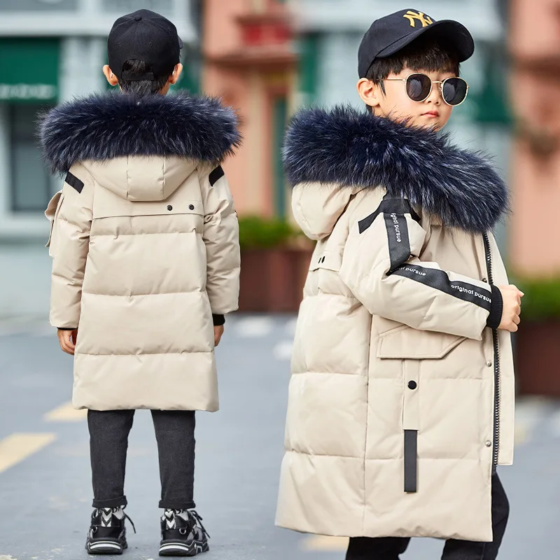 Г. nueva ropa de invierno para nignos nigno de algodón acolchado chaqueta catida en el Bebe grande abrigo