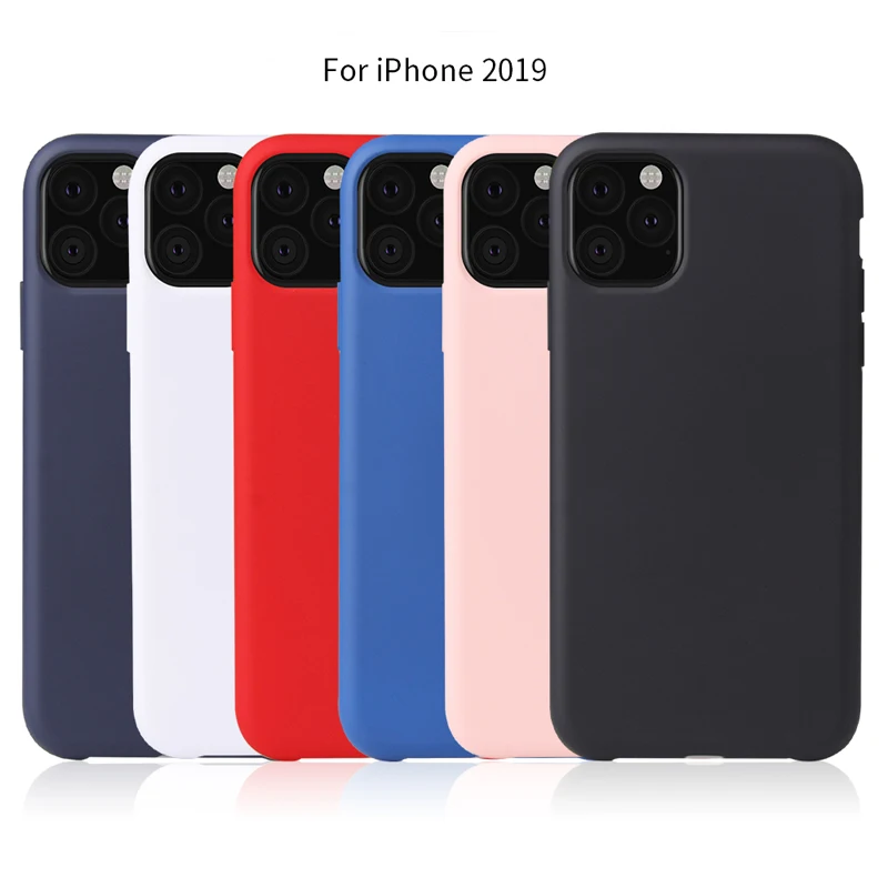 

Fashion Soft Liquid Silicone Case for New IPhone 11 2019 5.8 Inch Waterproof TPU Phone Cover for IPhone 11 Pro Max Coque Fundas
