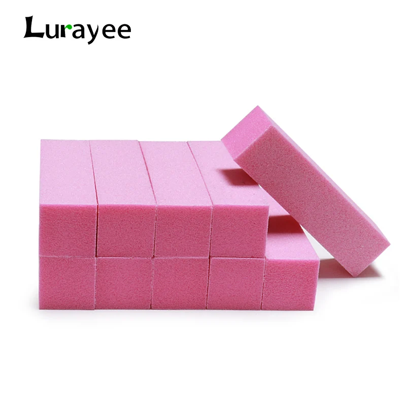 Lurayee Nail Files Buffer Sanding Block Polisher Buffing File 4 Sides Professional Sponge Nail Art Pedicure Manicure Tools