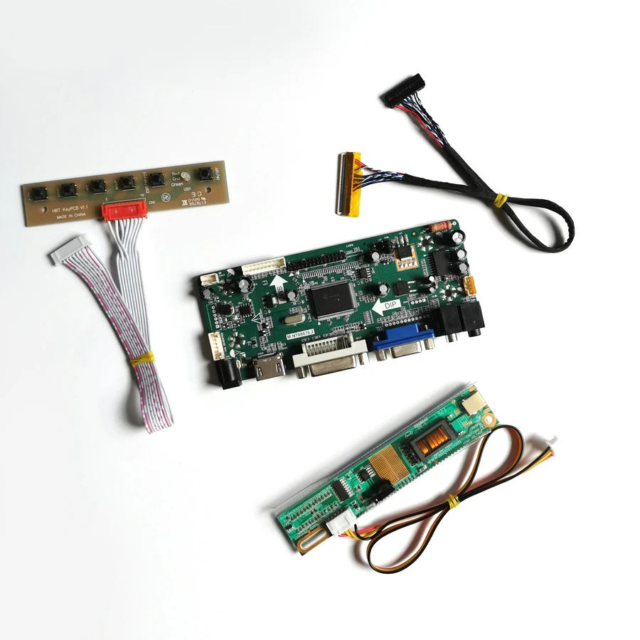 Для N170C2-L01/L02 1" 1440*900 CCFL LVDS 30Pin HDMI+ VGA+ DVI ЖК-монитор панель M. NT68676 контроллер экрана приводная плата DIY kit