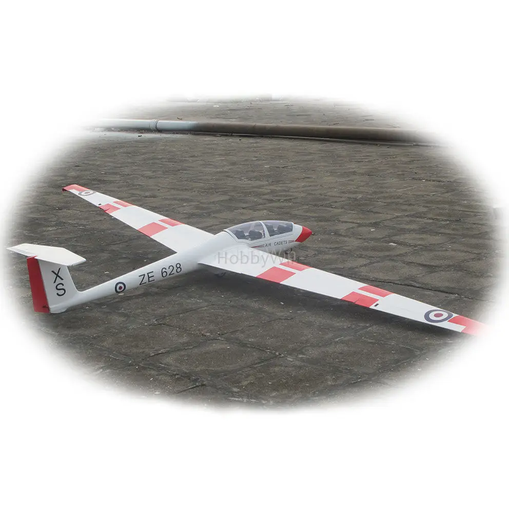 ASK-21 KLW Наклонный планер 2600 мм ARF без электронной части RC парусник из стекловолокна