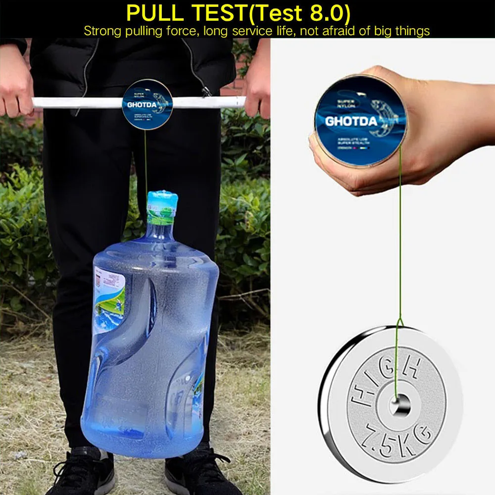 Fishing Line 500M Nylon Fishing Line Monofilament Japan Material Super Strong Carp Fishing Line 4.4-28.6LB