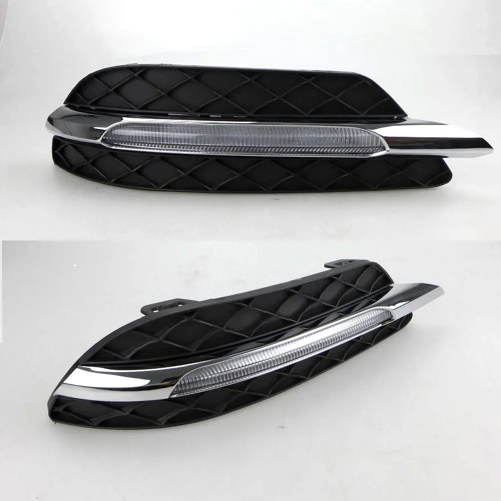 Светодиодный ные дневные ходовые огни DRL для Mercedes Benz W204 C Class 200 260 300 2011 2012 2013
