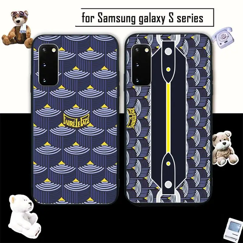 Роскошный брендовый силиконовый черный чехол для Samsung galaxy s6 s7 edge s8 s9 s10 lite s20 ULTRA plus |