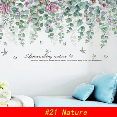 Flamingo Queen Wall Stickers Home Decor Living Room Bedroom Kids Girls Room Nursery Decoration Art Murals Baseboard Vinyl Decals - Цвет: 114X54CM