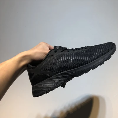 Новая горячая распродажа ASICS DynaFlyte 2 Мужская устойчивая беговая Обувь ASICS спортивная обувь для бега размер кроссовки Tianjiao - Цвет: Black