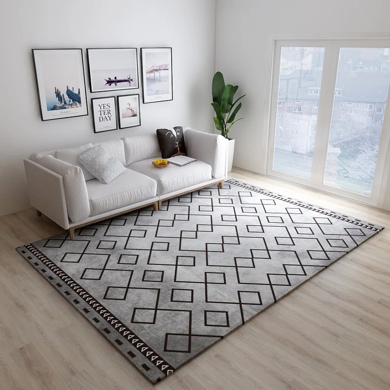 Moderne Einfache Haushalts Erde Matte Teppiche für Bett Zimmer