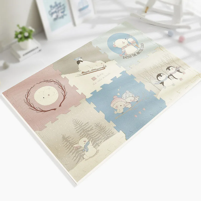 BabyGo Puzzle Детский игровой коврик XPE пена водонепроницаемый 2 см утолщенный Детский ковер ползающий коврик для гостиной подвижный напольный коврик