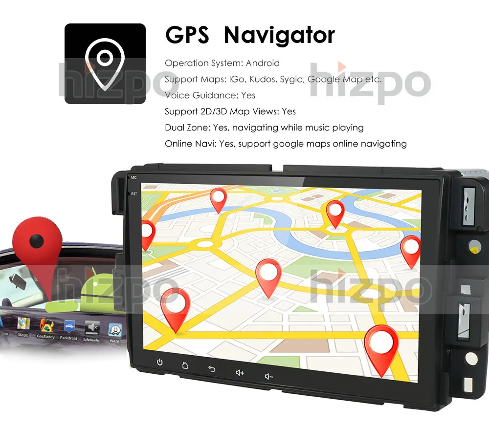 2din Android 10,0 4G 64G DSP ips автомобильный мультимедийный плеер для Chevrolet Silverado GMC Sierra " Автомобильная стерео радио gps система Rds Obd2