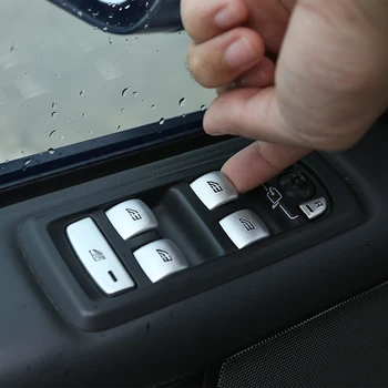 

Car Window Glass Lift Switch,Button Decoration Sticker,For Land Rover Discovery 4,Range Rover Sport,Freelander 2,Car Accessories