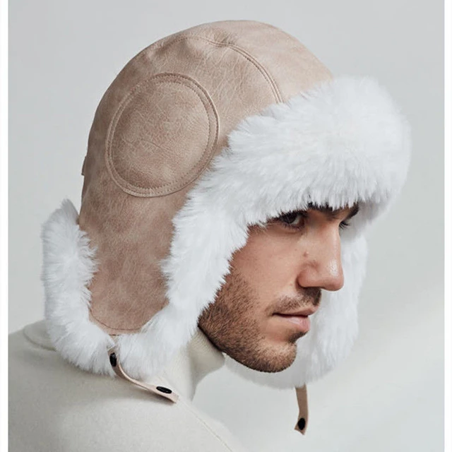 Ushanka Faux Fur Men's Unisex Vintage Outdoor Winter 