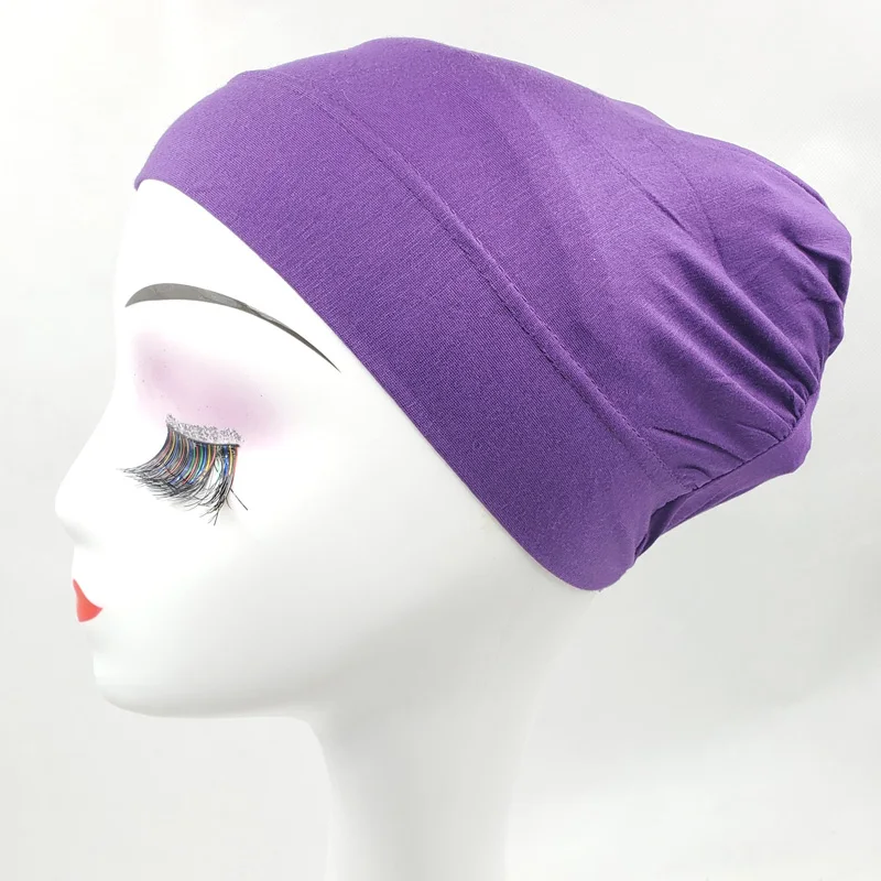 2020 хлопок Внутренняя деталь мусульманская стандартная шапка шапочка женская